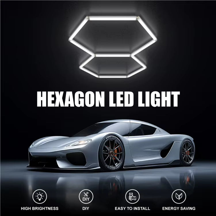 2 Grid X-ONE Grid LED Honeycomb Garage Ceiling Light